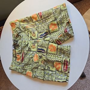 Boys Gymboree Tropical surfboard swim trunks Size 7